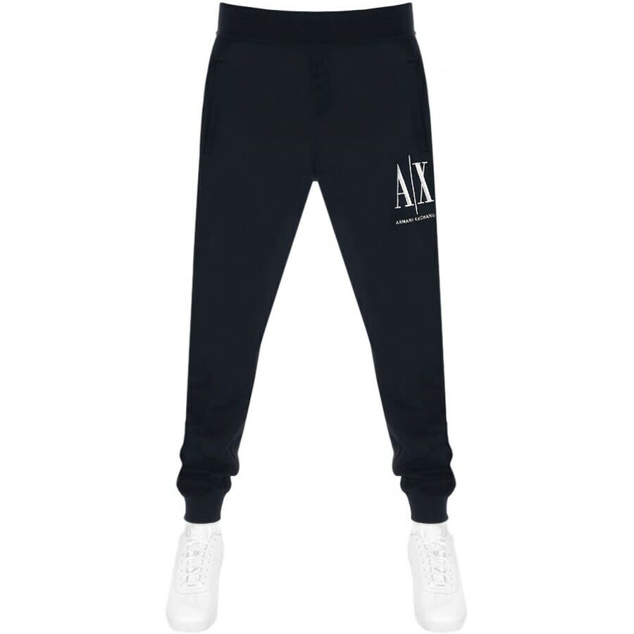 Armani Exchange Crew Neck Logo Tracksuit Navy Mainline Menswear Denmark